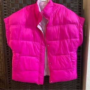 UGG BRAND WOMEN’S PINK SMALL REVERSIBLE PUFFER